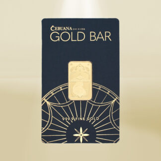 24K 10 Grams, Cebuana Lhuillier Gold Bar in Reyna Juana Design