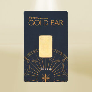 18K 10 Grams, Cebuana Lhuillier Gold Bar in Bayanihan Design