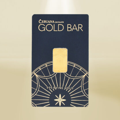 24K 5 Grams, Cebuana Lhuillier Gold Bar in Bayanihan Design
