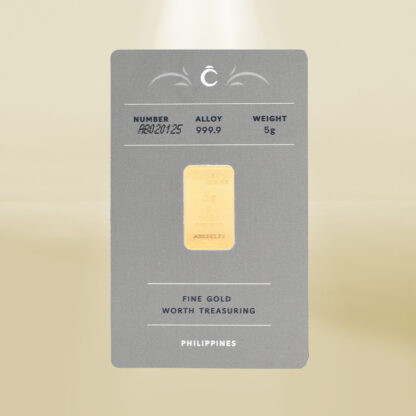 24K 5 Grams, Cebuana Lhuillier Gold Bar in Bayanihan Design - Image 2