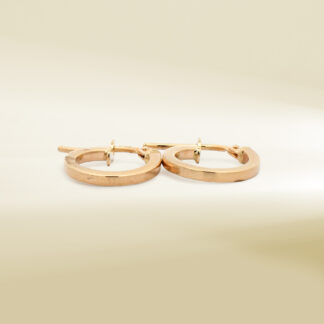 18K Yellow Gold Mini Hoop Earrings