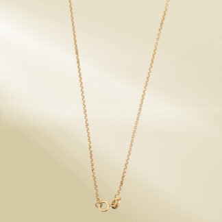 18K Yellow Gold Rolo Chain Necklace