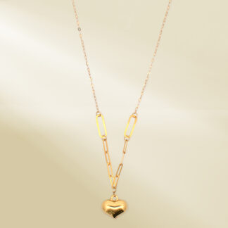 18K Yellow Gold Cable Chain Necklace