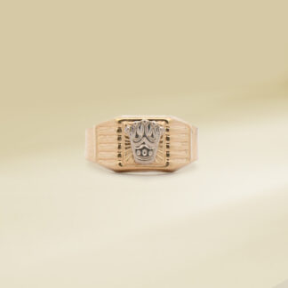 18K Two-Tone Gents' Ring Signet