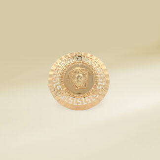 18K Yellow Gold Ladies' Ring Medusa Design