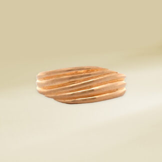 18K Yellow Gold Ladies' Ring Multi-Layered