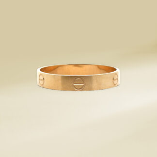 18K Yellow Gold Brand-Inspired Ladies' Ring