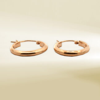 14K Yellow Gold Mini Hoop  Earrings