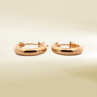 18K Yellow Gold Mini Hoop Earrings