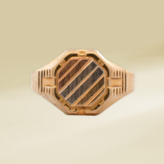 18K Tri-Color Gents' Ring Signet