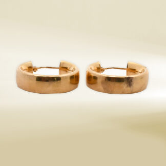 18K Yellow Gold Mini Hoop Earrings