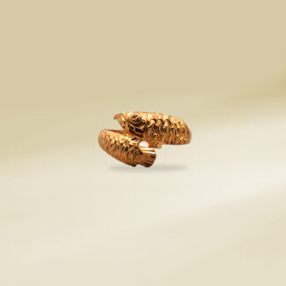 18K Yellow Gold Arowana Design Ladies' Ring