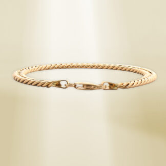 18K Yellow Gold Curb Chain Bracelet