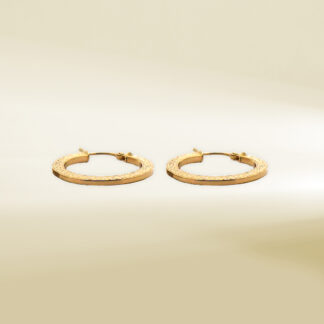 18K Yellow Gold Greek Design Earrings