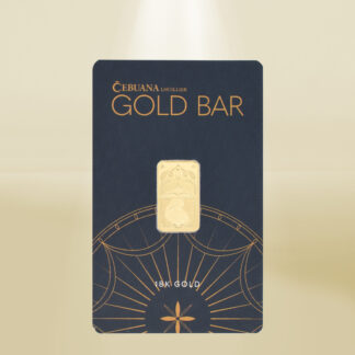 18K 5 Grams, Cebuana Lhuillier Gold Bar in Reyna Juana Design