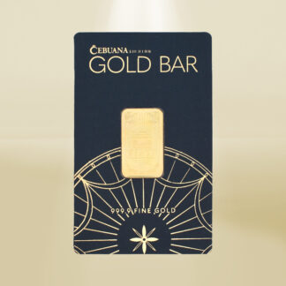 24K 10 Grams, Cebuana Lhuillier Gold Bar in Bayanihan Design