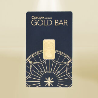 24K 5 Grams, Cebuana Lhuillier Gold Bar in Reyna Juana Design
