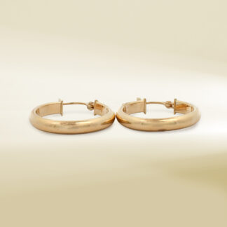 18K Yellow Gold MIni Hoop Earrings
